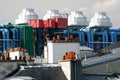 Pompidou Centre Rooftop Royalty Free Stock Photo