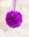 Pompom decoration Royalty Free Stock Photo