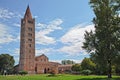 Pomposa Abbey in Codigoro, Ferrara, Italy, medieval Benedictine Royalty Free Stock Photo