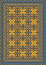 Pompous classic pattern for carpet