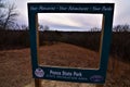 Ponca state park nebraska NE selfie Station Royalty Free Stock Photo