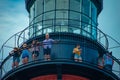 People enjoying view from Ponce de Leon inlet lighthouse 1