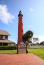 Ponce de Leon Inlet Lighthouse and Museum in Ponce Inlet near New Smyrna Beach Royalty Free Stock Photo