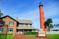 Ponce de Leon lighthouse museum Royalty Free Stock Photo