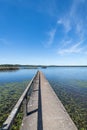 The pond of Aureilhan, between Biscarosse and Mimizan in France