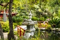 Pond in a Beautiful Garden at Monte above Funchal Madeira