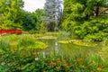 Pond At Botanical Garden In Zagreb, Croatia