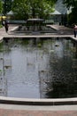 Pond at Brooklyn Botanic Garden, New York City, USA