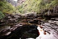 Pond before Cachoeira da Fumacinha Royalty Free Stock Photo