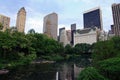 The Pond in Central Park - NYC Royalty Free Stock Photo