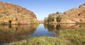 Pond at edge of Lake Argyle Western Australia Royalty Free Stock Photo