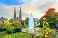 Cathedral in Baden-Baden. Germany Royalty Free Stock Photo