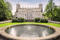 Pond in the garden of Albrechtsberg Palace. Dresden, Germany