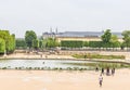 Pond in the garden of the Tuileries. Musee de l`Orangerie. France