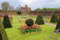 Pond gardens and Banqueting House - Hampton Court Palace Royalty Free Stock Photo