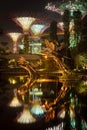 Pond at Gardens by the Bay