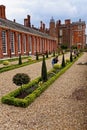 Pond gardens at Hampton Court Palace Royalty Free Stock Photo