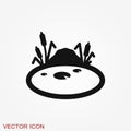 Pond icon illustration isolated vector sign symbol