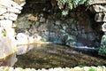 Pond in the Idyllic Crystal Palace Garden in Oporto Royalty Free Stock Photo