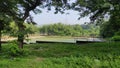 Pond inside garden near NTPC power plant