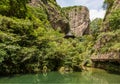 A pond in Lingyan Area at Mount Yandang, Yueqing, Zhejiang