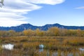 Pond and Mountains Royalty Free Stock Photo