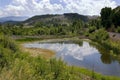 Pond, Mountains and Green in Helena Montana