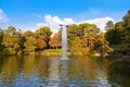 Pond near Crystal Palace - Madrid Royalty Free Stock Photo