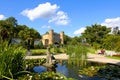 Pond and Orangerie Royalty Free Stock Photo