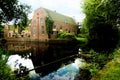 Pond with Reflection of Castle Groeneveld, Netherlands Royalty Free Stock Photo