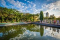 Pond at Rizal Park, in Ermita, Manila, The Philippines. Royalty Free Stock Photo