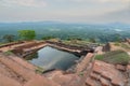 The pond on the summit of the rock. Sigiriya. Sri Lanka