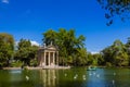 Pond in Villa Medici - Rome Italy Royalty Free Stock Photo