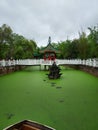 Pond of Wun Chuen Sin Kwun in Hong Kong