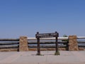 Ponderosa Point sign, Bryce Canyon National Park