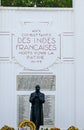 Pondicherry, India - July 15, 2023: The French War Memorial in Puducherry, India