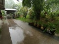 Ponding at housing estate in Singapore