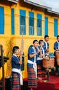 Pong Lang musical band, Thailand northeastern region or Isan folk music performance