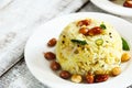 Pongal Lentil rice Indian food Royalty Free Stock Photo
