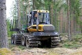 Ponsse Elk Forest Forwarder at Logging Site