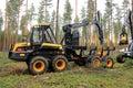 Ponsse Wisent Forwarder in a Work Demo