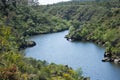 Ponsul river in the area where it meets Tagus river in Beira Baixa, Castelo Branco, Portugal