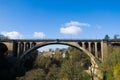 Pont Adolphe bridge closeup, Luxemburg