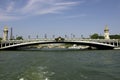 Pont alexandre III bridge over the river seine paris france