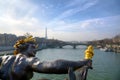 Pont Alexandre III bridge, Paris Royalty Free Stock Photo