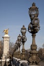 Pont Alexandre III Bridge; Paris Royalty Free Stock Photo