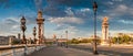 Pont Alexandre III & Hotel des Invalides, Paris Royalty Free Stock Photo