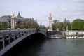 Pont Alexandre III bridge Royalty Free Stock Photo