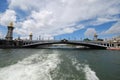 Pont Alexandre III, Pont Alexandre III, bridge, waterway, sky, river