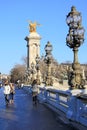 Pont Alexandre lll in Paris, France